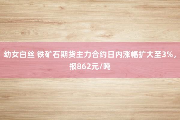 幼女白丝 铁矿石期货主力合约日内涨幅扩大至3%，报862元/吨
